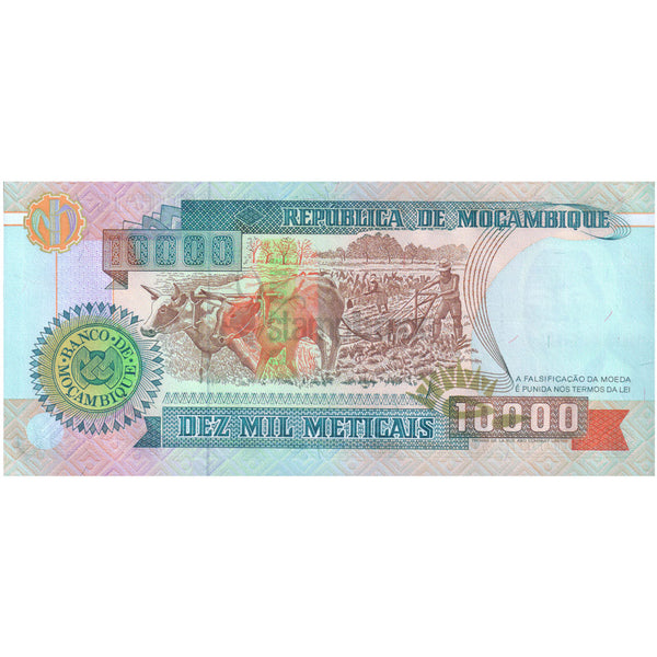 MOZAMBIQUE 10000 METICAIS 1991 P-137 UNC