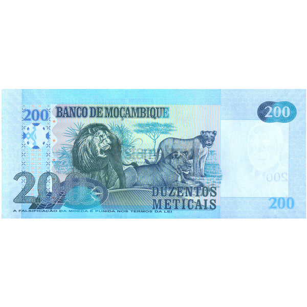 MOZAMBIQUE 200 METIACAIS 2017 P-152b UNC