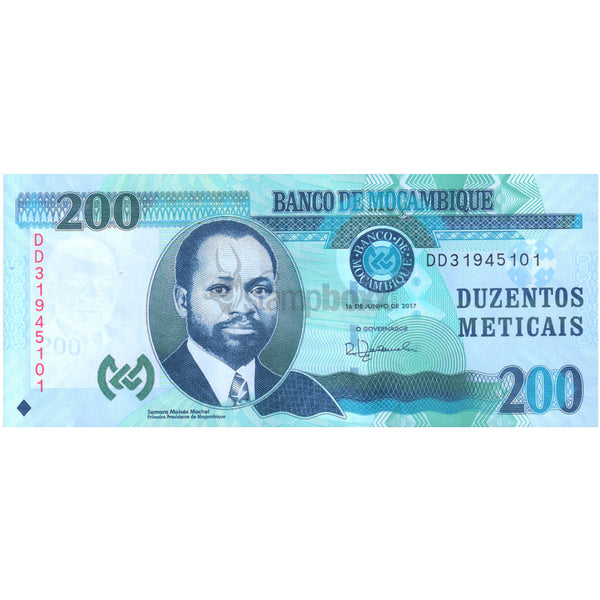 MOZAMBIQUE 200 METIACAIS 2017 P-152b UNC