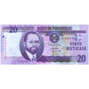 MOZAMBIQUE 20 METICAIS P-143 2006 UNC