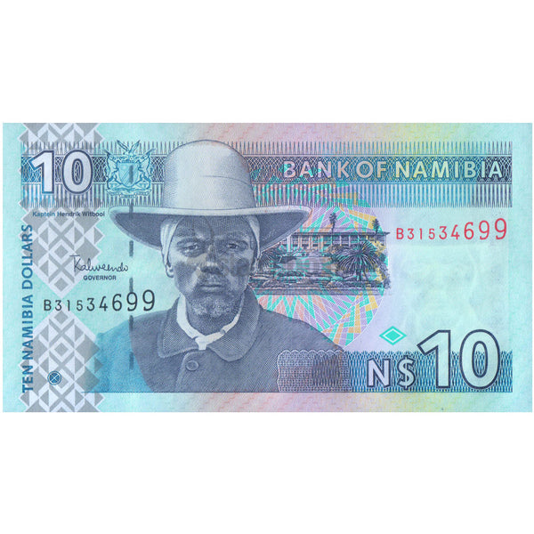 NAMIBIA 10 DOLLARS 2001 P-4c UNC