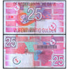 NETHERLANDS 25 GULDEN 1989 P-100 USED GRADE
