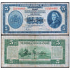 NETHERLANDS INDIES 5 GULDEN 1943 P-113 USED GRADE