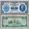 NETHERLANDS INDIES 5 GULDEN 1943 P-113 USED GRADE