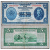 NETHERLANDS INDIES 5 GULDEN 1943 P-113 USED GRADE
