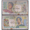 NEW CALEDONIA 20 FRANCS 1951-1963 P-50a USED GRADE
