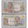 NEW CALEDONIA 20 FRANCS 1951-1963 P-50a USED GRADE