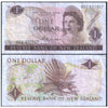 NEW ZEALAND 1 DOLLAR 1967-1981 P-163b USED