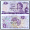 NEW ZEALAND 2 DOLLARS 1967-1981 P-164c USED GRADE