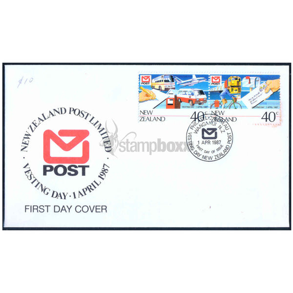 NEW ZEALAND VISITING DAY 1987 v2 FDC