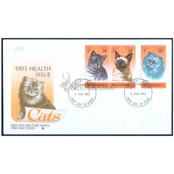 NEW ZEALAND HEALTH ISSUE CATS 1983 v3 FDC