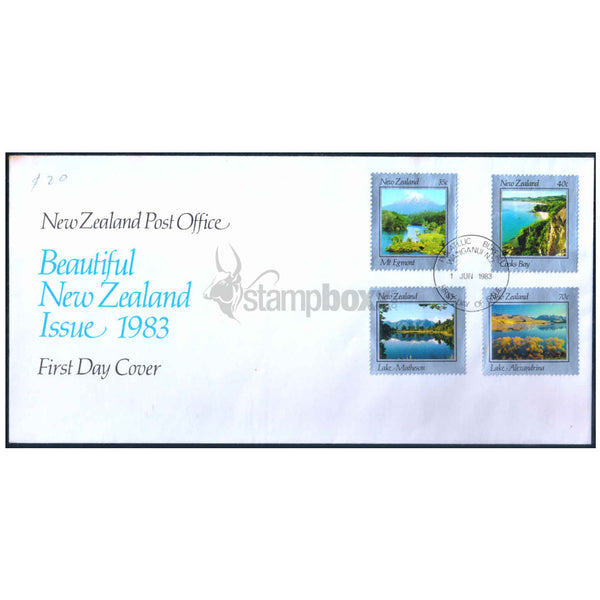 NEW ZEALAND BEAUTIFUL 1983 v4 FDC