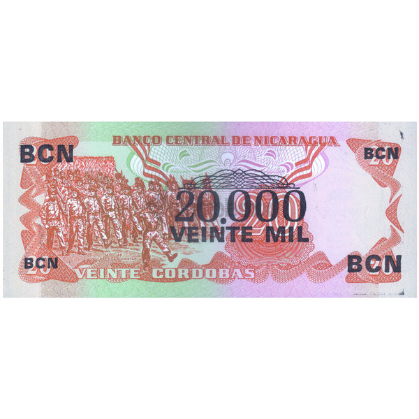 NICARAGUA 500000 CORDOBAS 1987 P-147 UNC