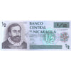 NICARAGUA ½ CORDOBA 1992 P-172 UNC