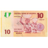 NIGERIA 10 NAIRA 2009 P-33d UNC PAPER