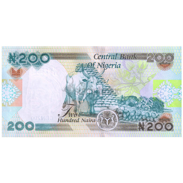 NIGERIA 200 NAIRA 2020 P-29 UNC