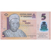 NIGERIA 5 NAIRA 2021 P-38l UNC POLYMER