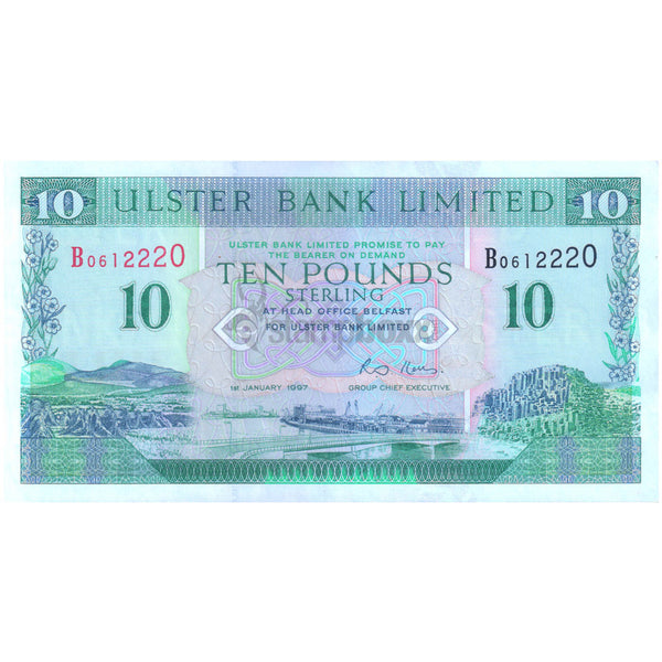 NORTHERN IRELAND 10 POUNDS 1997 P-336a UNC