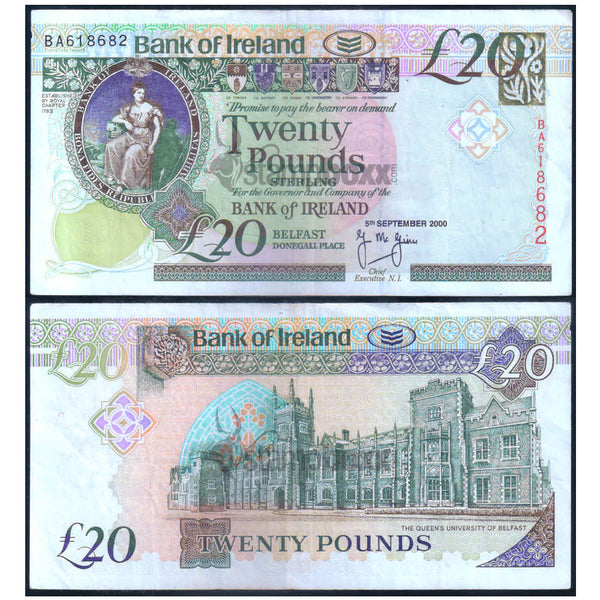 NORTHERN IRELAND 20 POUNDS 2003-2007 VF GRADE