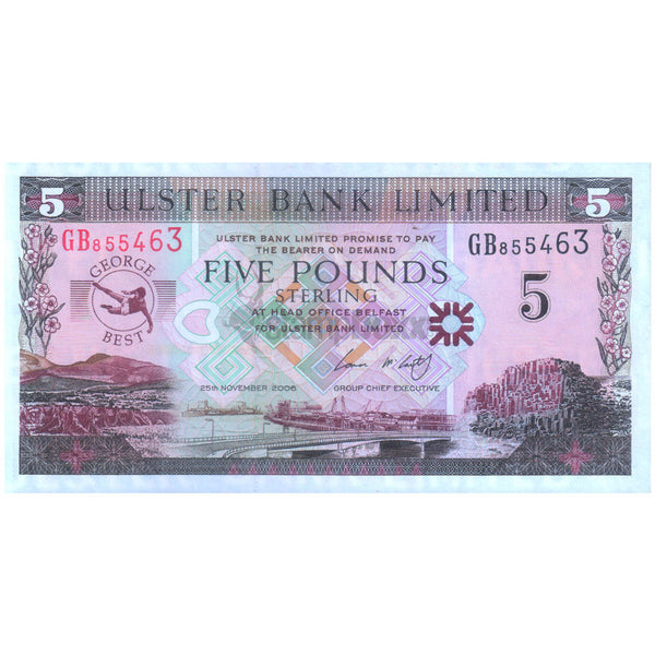 NORTHERN IRELAND 5 POUNDS 2006 P-339 UNC