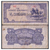 OCEANIA ½ SHILLING 1941 P-1 USED GRADE