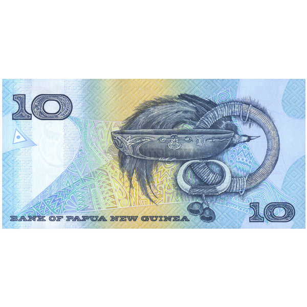 PAPUA NEW GUINEA 10 KINA 1998 P-9e UNC
