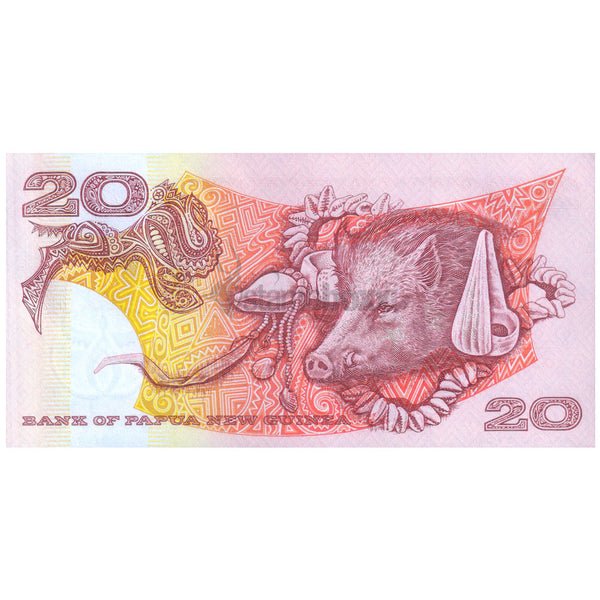 PAPUA NEW GUINEA 20 KINA 1989 P-10a UNC