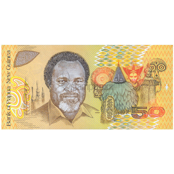 PAPUA NEW GUINEA 50 KINA 1989 P-11 UNC