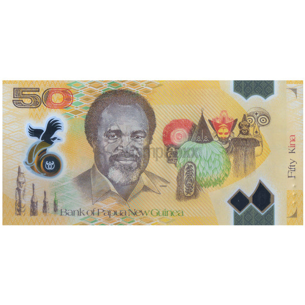 PAPUA NEW GUINEA 50 KINA 2025 P-W58 UNC COMMEMORATIVE POLYMER