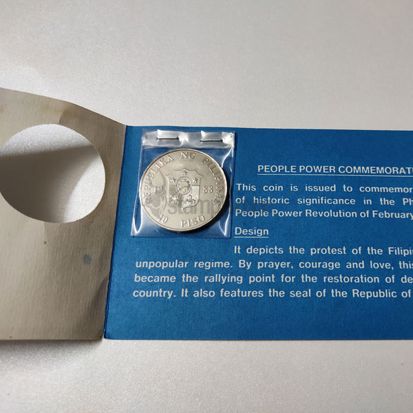 PHILIPPINES 10 PISO 1988 COMMEMORATIVE COIN UNC