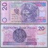 POLAND 20 ZLOTYCH 1994 P-174 USED GRADE