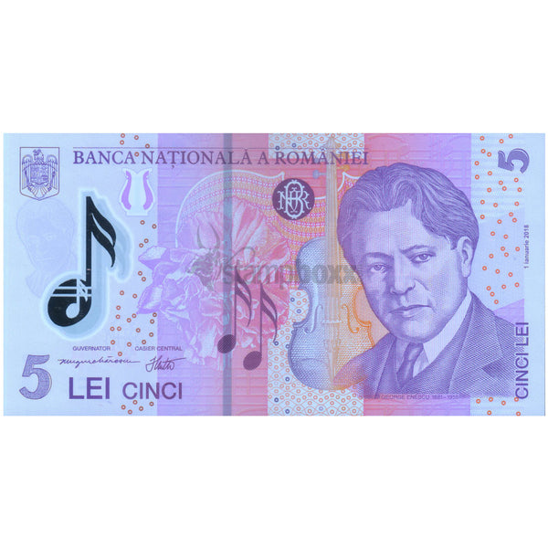 ROMANIA 5 LEI 2025 P-118 UNC POLYMER
