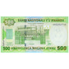 RWANDA 500 FRANCS 2004 P-30 UNC
