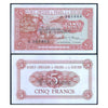 RWANDA BURUNDI 5 FRANCS 1960 P-1a aUNC