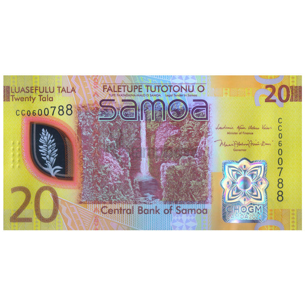 SAMOA 5-10-20 TALA 2023 P-47 UNC POLYMER FOLDER - LIMITED EDITION