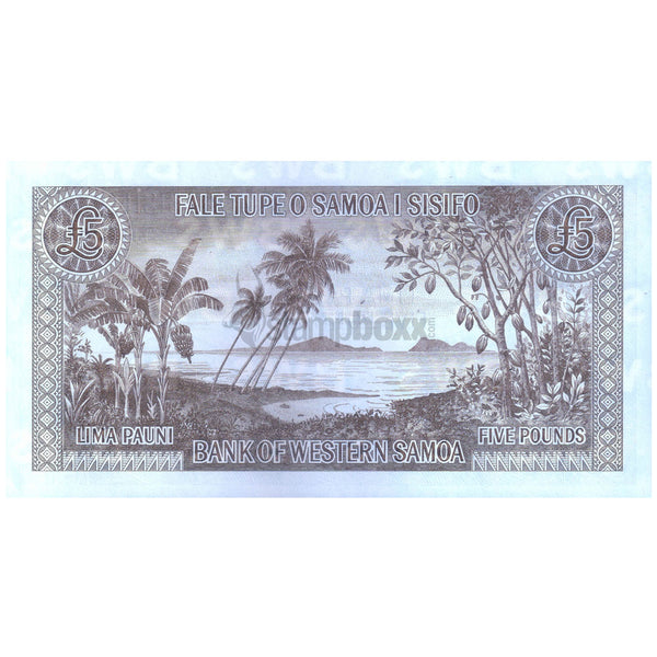 WESTERN SAMOA 5 POUNDS 1963 (2020) P-15CS UNC