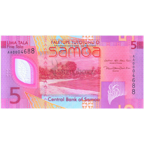 SAMOA 5 TALA 2023 P-47 UNC POLYMER
