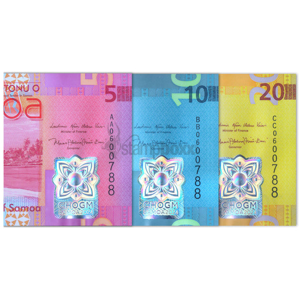 SAMOA 5-10-20 TALA 2023 P-47 UNC POLYMER FOLDER - LIMITED EDITION