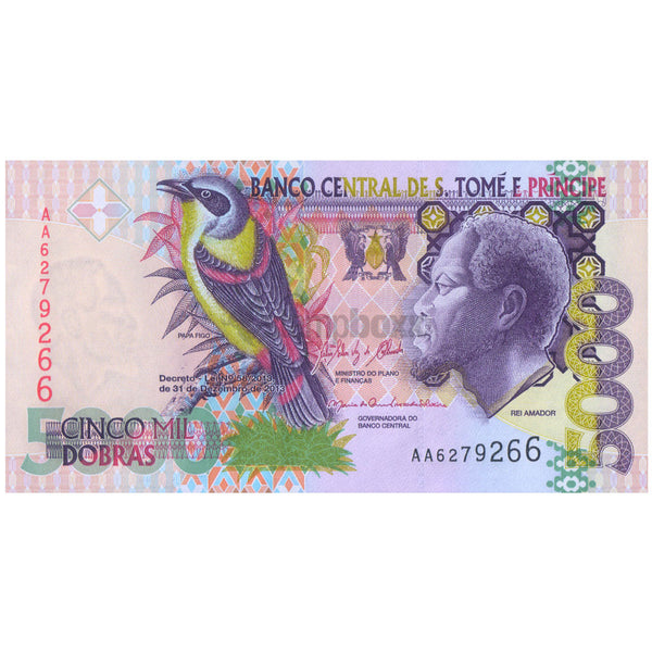 SAO TOME E PRINCIPE 5000 DOBRAS 2013 P-65d UNC