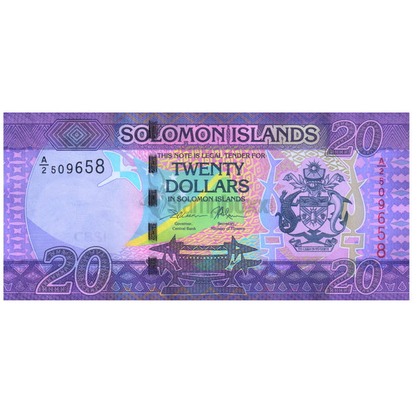 SOLOMON ISLANDS 20 DOLLARS 2017 P-34a UNC