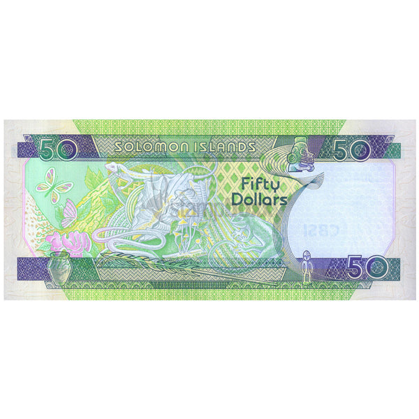 SOLOMON ISLANDS 50 DOLLARS 2001 P-24 UNC