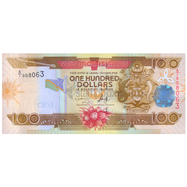 SOLOMON ISLANDS 100 DOLLARS 2006 P-30(1) UNC
