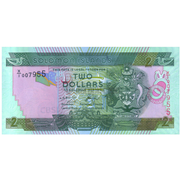 SOLOMON ISLANDS 2 DOLLARS 2006 P-25(1)r - REPLACEMENT