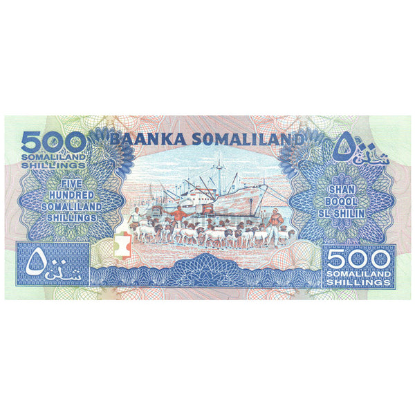 SOMALILAND 500 SOMALILAND SHILLINGS 2011 P-6h UNC