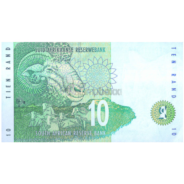 SOUTH AFRICA 10 RAND 1993-99 P-123b UNC