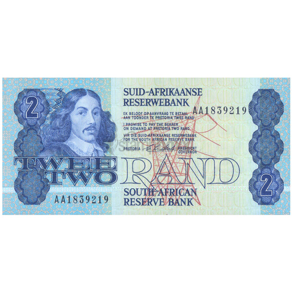 SOUTH AFRICA 2 RAND 1978-80 P-118e UNC