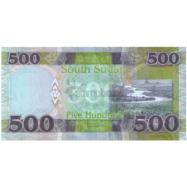 SOUTH SUDAN 500 POUNDS 2021 P-16 UNC