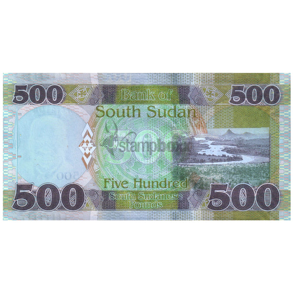 SOUTH SUDAN 500 POUNDS 2018 P-16 UNC