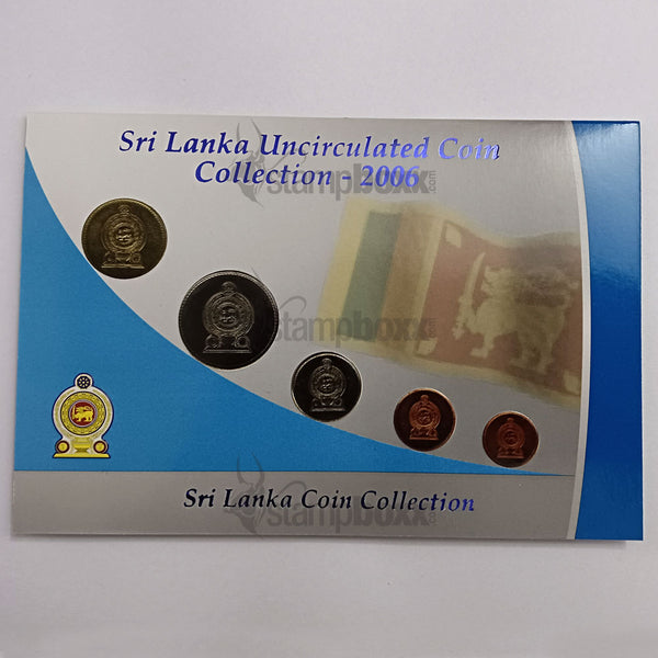 SRI LANKA 2006 COIN SET WITH OFFICIAL FOLDER