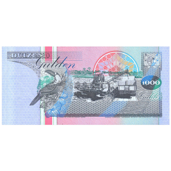 SURINAME 1000 GULDEN 1995 P-141 UNC